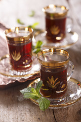 Moroccan mint tea