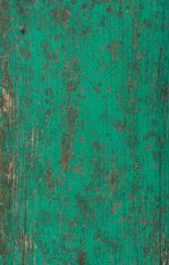 Old painted wooden board