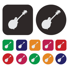 Music icon / mandolin icon