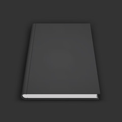 Blank book, textbook, booklet or notebook mockup.