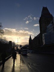 Sunrise at University of Manchester