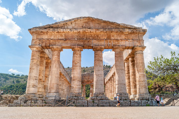 Obraz premium Temple grec de Segeste, Sicile
