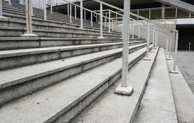 Obraz premium Granite stairs steps background - construction detail