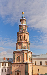Belfry of St Peter and Paul Cathedral (1726) in Kazan, Russia