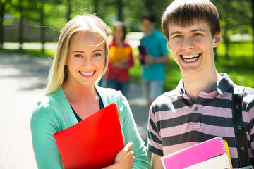 Group of student outdoor