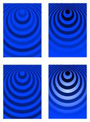 Fondo ondas azul violeta