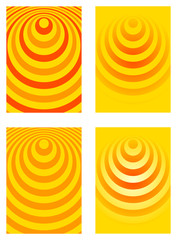 Fondo ondas amarillo