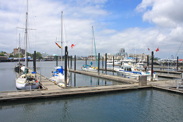 Fototapeta na wymiar Victoria Harbour, Vancouver Island