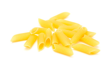 Penne pasta isolated