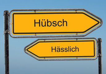 Strassenschild 39 - Hübsch