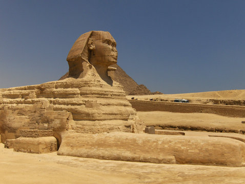 the Sphinx  in Giza
