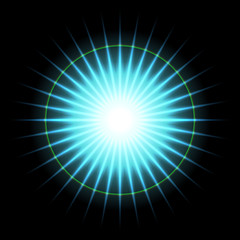 Lens flare vector background 22