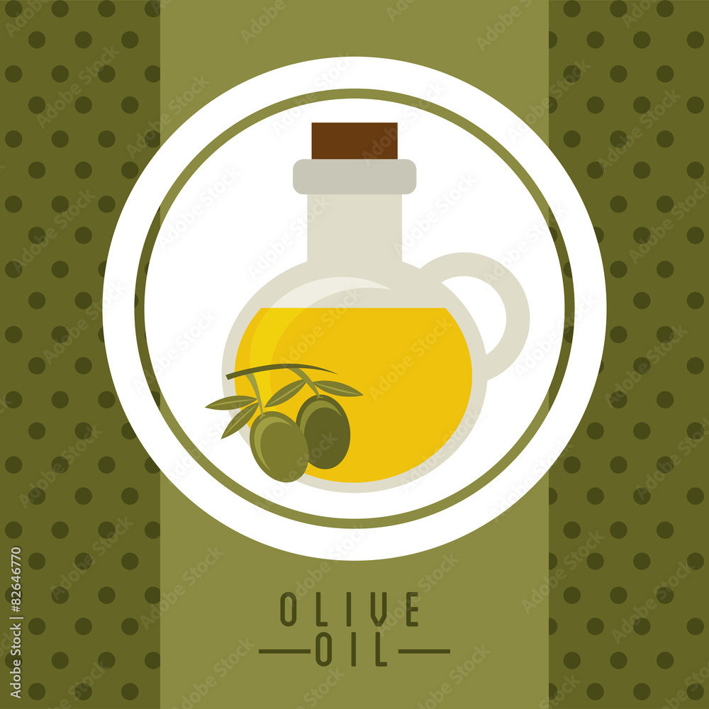 Wall mural olive oil