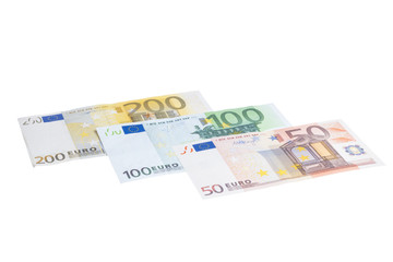 Obraz na płótnie Canvas Euro banknote collection