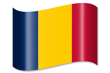 Fototapeta premium Waving flag concept