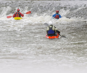 White water rafting