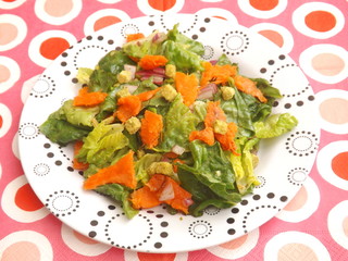 Salat mit Lachs
