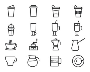 Coffee Outline Elements