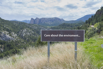 Cuida el medioambiente.