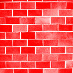 Obraz premium red blocks wall background