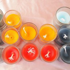 Colorful candles