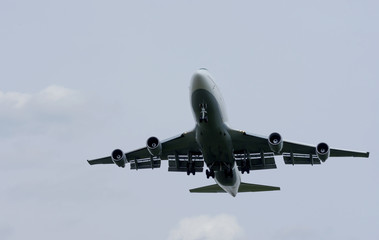 Boeing 747-400 im Landeanflug