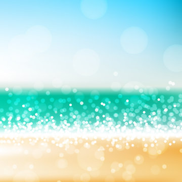 Beach abstract background