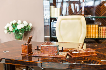 Interior of a cabinet