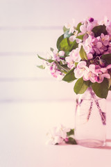 Bouquet of cherry flowers