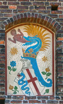 Medieval coat of arms of the Visconti family