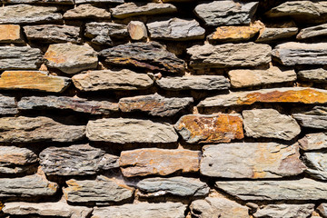 Abstract weathered stone brick wall background