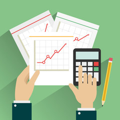 Business plan Vector Design Illustration