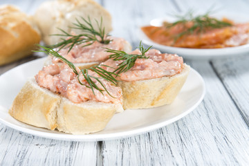 Fresh made Salmon Salad