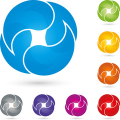 Vier Tropfen Logo, Wasser