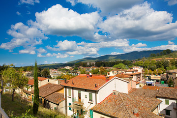 Fototapeta premium Greve in Chianti cityscape