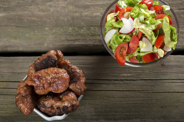 Traditional food Meat Balls 