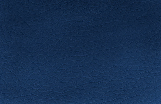 blue leather background or texture