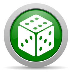 game green glossy web icon