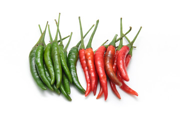 red and green chili pepper