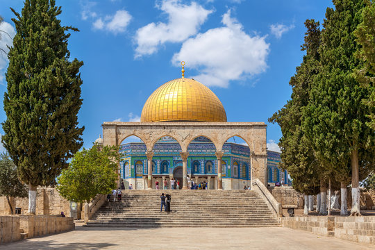 Dome of the Rock mosque in Jerusalem.