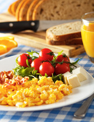 Breakfast with Bacon and Eggs