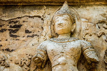 Ancient stone carved thai style