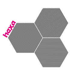 Hexagonal stripes