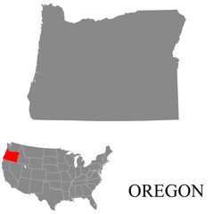 Oregon map