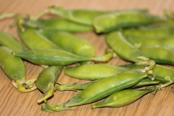 Стручки гороха