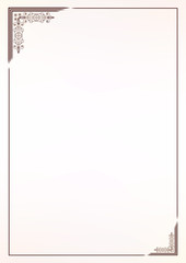 
    Vector vintage border frame 