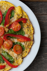 Vegetarian pizza