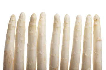 roher Spargel isoliert