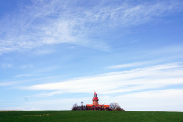 Fototapeta na wymiar Bastorfer Leuchtturm