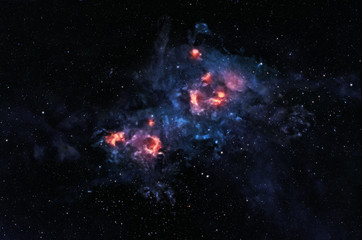 Glowing nebula
